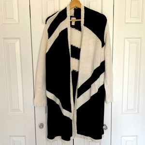 Chicos black and white long sweater